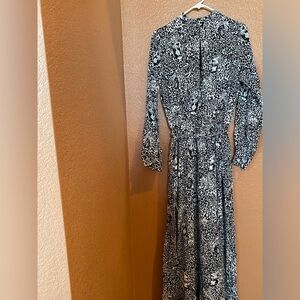 Marcell Von Berlin Maxi Tiger Print Dress